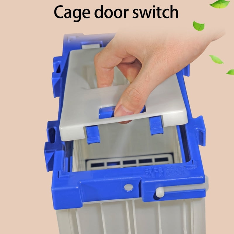 Quick Assembly Plastic Bird Cage Removable Panel for Pigeons Quail Squirrels Outdoor Exercise Transport