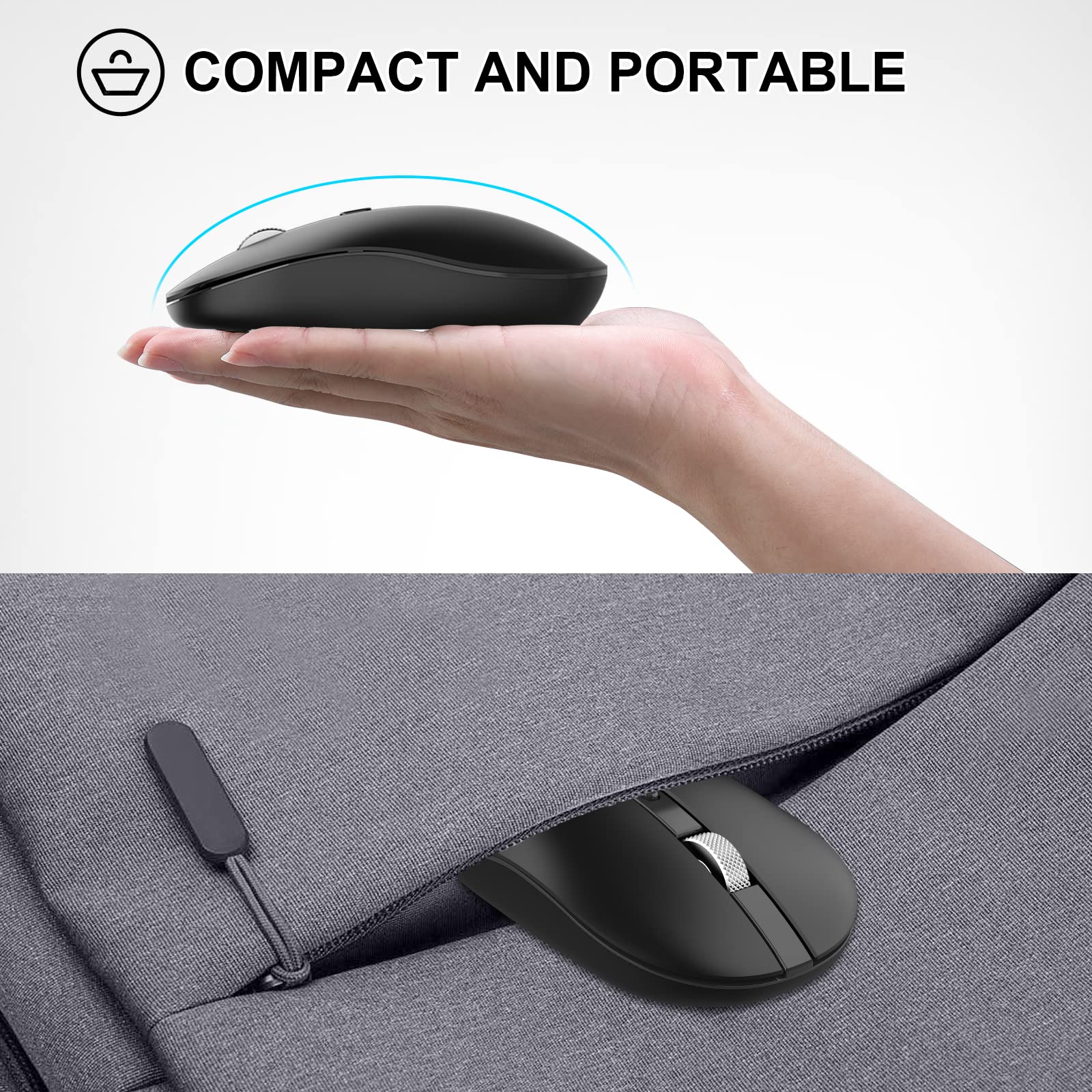 Cimetech Type-C Wireless Mouse, Silent 2.4GHz photo 3