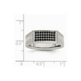thumbnail image 7 of White Stainless Steel Ring Band Men's Cubic Zirconia CZ, 7 of 7