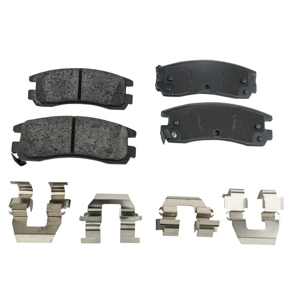 Brake Pad Set Compatible with 1997-2003 Pontiac Grand Prix 2004-2005 Buick Century 4Cyl 6Cyl 2.0L 3.4L 3.8L Rear