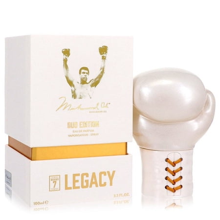 Muhammad Ali Legacy Round 7 by Muhammad Ali Eau De Parfum Spray (Oud Edition) 3.3 oz for Men Pack of 2