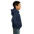 thumbnail image 3 of Port & Company Youth Core Fleece Pullover Hooded Sweatshirt-XS (Navy), 3 of 5