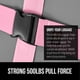thumbnail image 3 of Correas de equipaje GORILLA GRIP Heavy Duty, paquete de 4, ajustables, rosas, 3 of 9