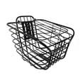 thumbnail image 5 of Bicycle Front Basket Iron Bike Front Basket Electromobile Hanging Basket Bicycle Front Basket Iron Black Large Capacity Multifunctional Electromobile Basket With Cover Cycling, 5 of 5