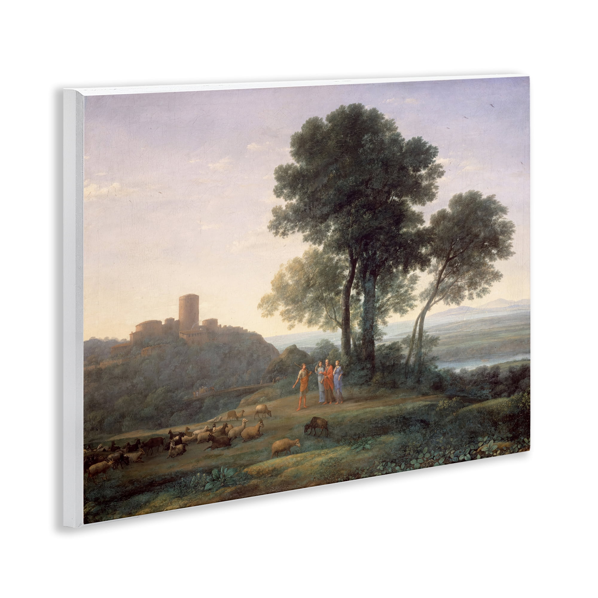 Stupell Industries Classic Claude Rural Landscape Landscape & Nature Painting Unframed Art Print Wall Art, 14 x 11