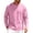 Pink, variant on cocolona Mens Round Neck Long Sleeve Shirts Casual Sports Stretch Base T-shirts Fashion Solid Color Loose Pullover Tops