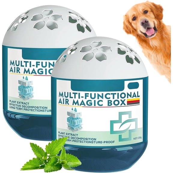 Air Freshener Gel for Home with Plant-Based Dust Absorber, Silent Odor Eliminator