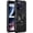 Black, variant on For Cricket Icon Pro SN512C 2026 Premium Tough Hybrid Cell Phone Cover Case - PTF Gray