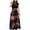 Black, variant on Viikei Plus Size Short Sleeve Dress for Women Tie-Dye Colorful Long Floral Print Beach Maxi Sundress