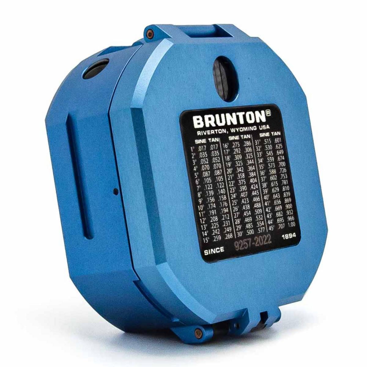 Brunton Standard Pocket Transit Compass - Azimuth (0-360) - Blue