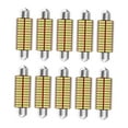 thumbnail image 4 of jinwen 10Pcs Car Interior Light Trunk Light Accessories Map Light Dome Light Bulbs 41mm, 4 of 9
