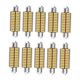 thumbnail image 5 of 10 Uds. Bombillas de luz de techo luz brillante accesorios de luz de maletero bombilla de luces traseras de 41mm, 5 of 8