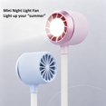 thumbnail image 6 of USB Fan With LED Light 2 In1 Suitable For Camping And Fishing Power Small Cooling Fan, 6 of 8