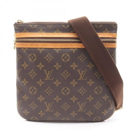 Pre-Owned Louis Vuitton Pochette Bosphore Shoulder Bag, Coated Canvas and Leather,... (Fair)