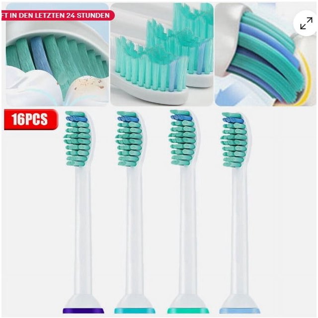 16 cepillos de repuesto compatibles con cabezales de cepillo PHILIPS Sonicare