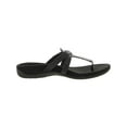 thumbnail image 3 of Vionic Womens Karley Leather Thong Slide Sandals, 3 of 3