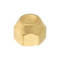 thumbnail image 5 of Uxcell 5/8-18UNF Female Thread 3/8" Brass Flare Cap SAE Flare Fitting 45 Degree Hex Pipe Fitting 3 Pack, 5 of 5