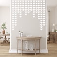 thumbnail image 5 of Uxcell 100Pack 22.5x20mm Acrylic Self Adhesive Heart Mirror Wall Sticker Decals, Silver, 5 of 6