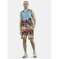 thumbnail image 3 of No Boundaries Men's & Big Men's Solid and Printed Mesh Shorts, Sizes XS-5XL, 3 of 5