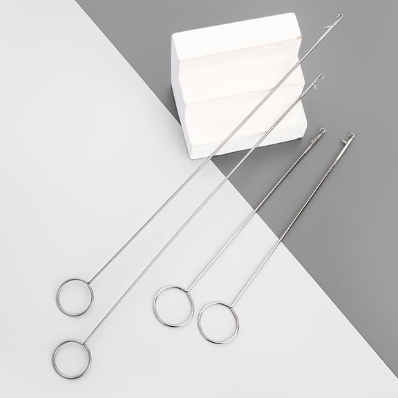 ROSENICE 2-Pack Sewing Turner and Drawstring Puller Tool with and Short Handles for Easy Fabric Crafting