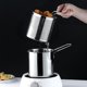 thumbnail image 5 of Pisexur Batería de cocina Freidora con cesta Mini freidora de acero inoxidable 304 Freidora pequeña Batería de cocina multifuncional para asar muslos de pollo, papas para la cocina del hogar, 5 of 7