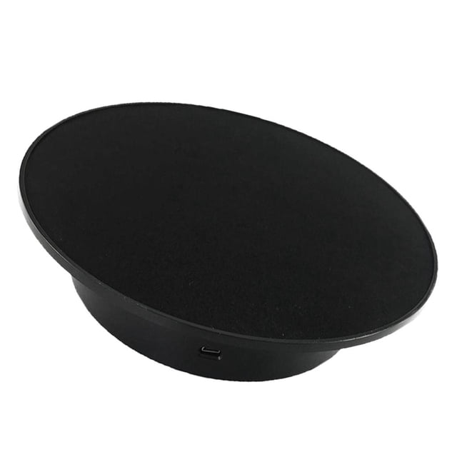 Soporte de Exhibición Joyas Rotatorio Cable USB Herramientas Manuales Base Negra Negro kusrkot Soporte giratorio de pantalla