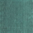 thumbnail image 1 of Ahgly Company Machine Washable Indoor Square Abstract Turquoise Blue Contemporary Area Rugs, 3' Square, 1 of 4