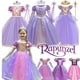 thumbnail image 2 of Disney Vestido de princesa para niña, disfraz de Rapunzel, Vestido de baile de lujo para fiesta de cumpleaños, ropa de fantasía para Halloween y Carnaval, 2 of 5
