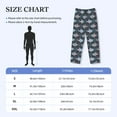thumbnail image 3 of Yiaed Shark Wearing Swim Ring Print Men's Lounge Pants, Loose PJ Bottoms, Long Pajama Pants for Men-Large, 3 of 5
