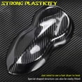 thumbnail image 4 of 1pcs Black Car Glossy Carbon Fiber Vinyl Film Auto Interior Wrap Stickers 6D -Accessories, 4 of 8