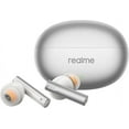 thumbnail image 2 of realme Buds Air 6 True Wireless Earbuds, 50dB ANC, Hi-Res Sound, LHDC, 12.4mm Dynamic Bass Driver, 6 Mics Clear Call, 40H Battery, Bluetooth 5.3, IP55 Water Resistance - (Flame Silver), 2 of 8