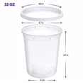 thumbnail image 2 of [16 oz. - 48 Sets] Deli Food Storage Containers with Airtight Lids, 2 of 5