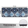 thumbnail image 5 of Kitchen Rugs Sets Of 2,Blue Ethnic Geometric Pattern Anti Fatigue Kitchen Mat Rugs Non Slip Washable,Decorative Kitchen Floor Mats for Kitchen,Sink,Laundry,17"x47"+17"x47", 5 of 5