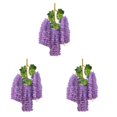 thumbnail image 3 of Bearachild 122x Interior o exterior - Flores artificiales con elegante flor artificial de glicinia de bajo mantenimiento violeta claro Type1 NO1, 3 of 6