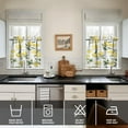 thumbnail image 4 of Yellow Lemon Kitchen Curtains and Valances Set - 3 Piece Kitchen Curtains Sets with Valance for Windows Rod Pocket Machine Washable Kitchen Decor Decorations (54"x18"+2x27.5"x24"), 4 of 6