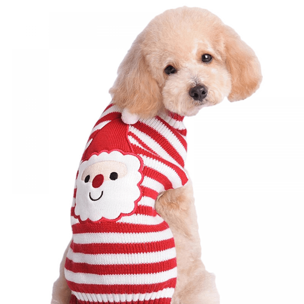 Christmas Dog Sweater Vest Christmas Puppy Costume Pet Holiday Warm Autumn and Winter Clothes Cat Pullover Sweater Cat Sweater Set S Size Walmart