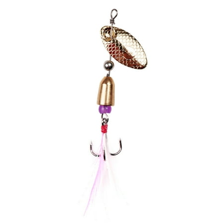Metal Hard Spinner Bait Fishing Lure Bass Fishing Spinner Swimbait Freshwater Saltwater Fishing Tackle Lures Hook