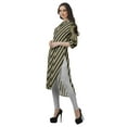thumbnail image 4 of Moomaya Tunique Imprimée Col Mandarin Longueur Genou Kurti pour Femmes Vêtements, 4 of 6
