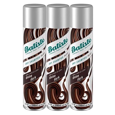 Batiste Dry Shampoo, Divine Dark, 3 Count