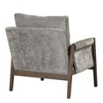 thumbnail image 4 of Dasun Mid-Century Modern Velvet Accent Chair,Leisure Chair with Solid Wood and Thick Seat Cushion for Living Room,Bedroom,Studio, 4 of 10