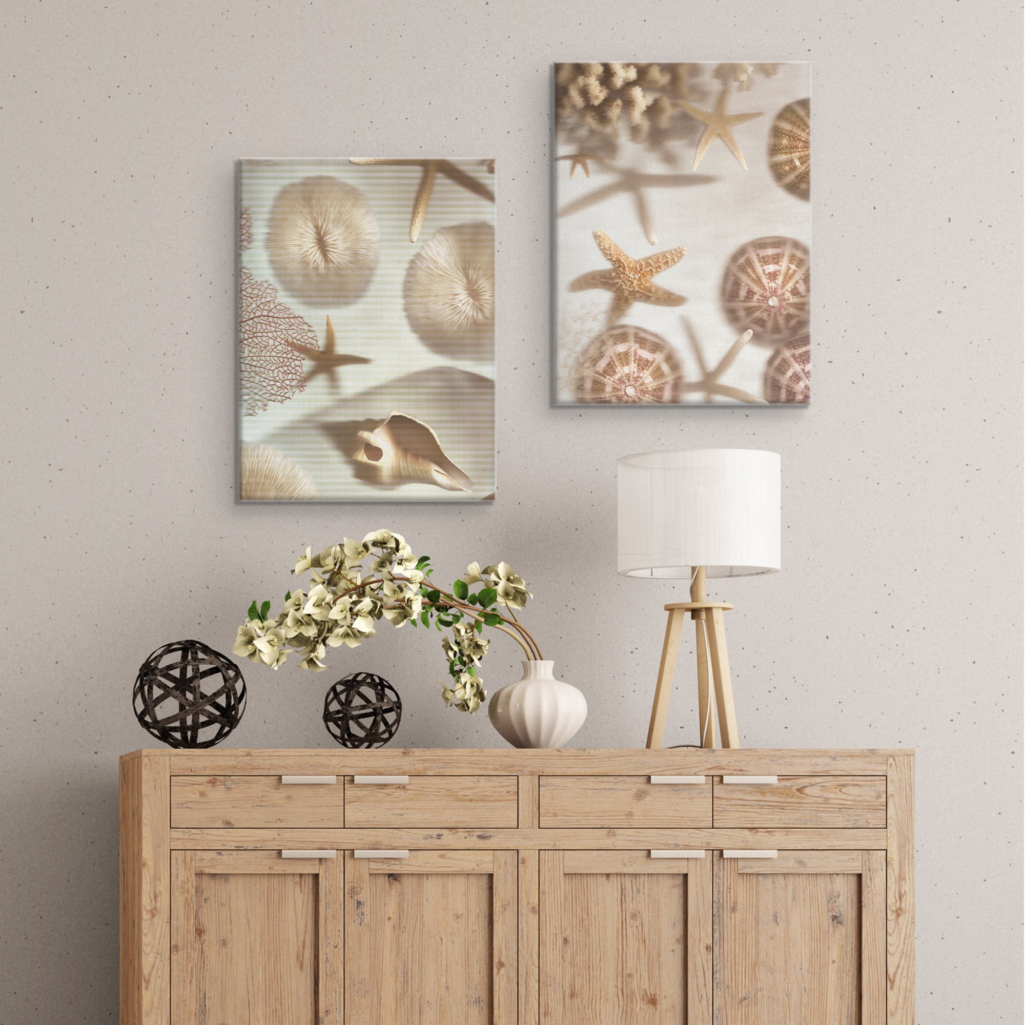 Masterpiece Art Gallery Nautical Illuminations No. 1 And 3 Sea Creatures By Alan Blaustein Canvas Art Print Set Of 2 (18" x 24")