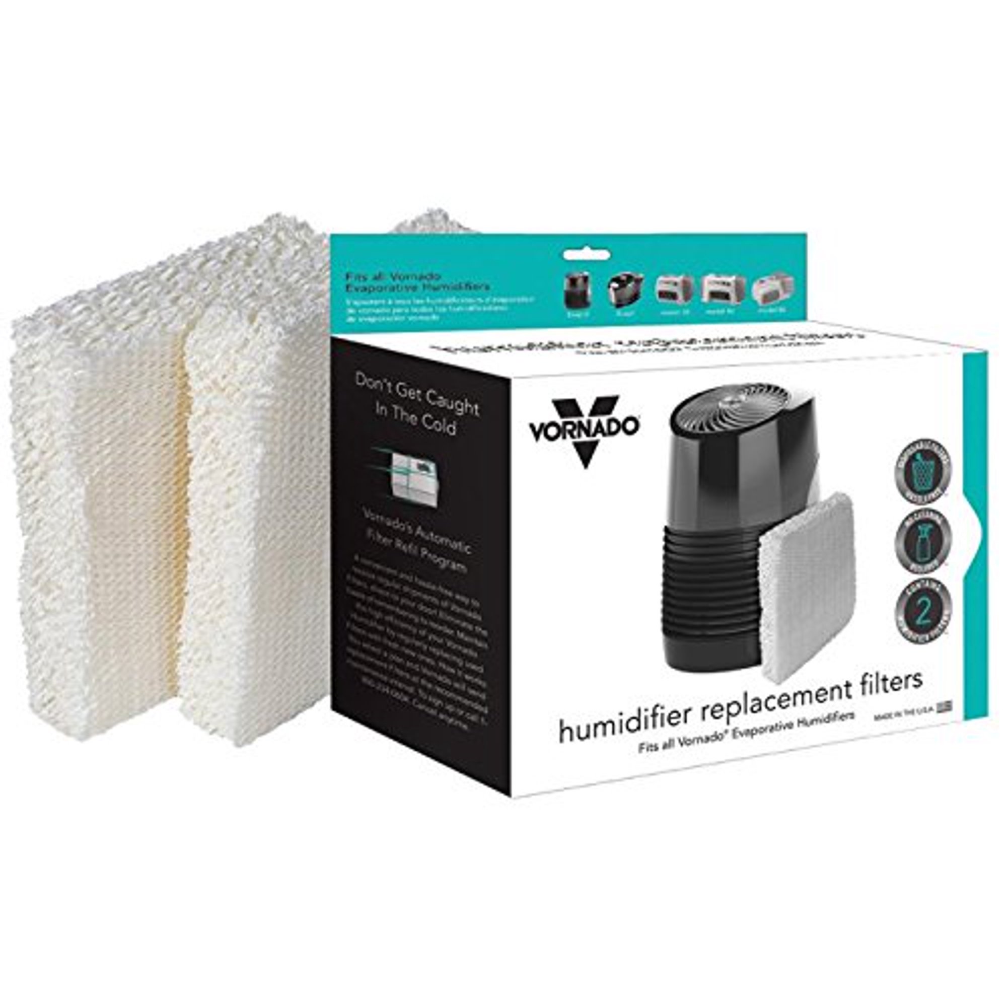 Vornado MD1-0002 Replacement Humidifier Wick Filters, 2-pk Vornado MD1-0002 Replacement Humidifier Wick Filters, 2-pk