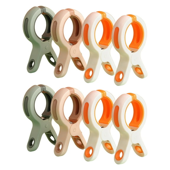 Heavy Duty Winds Resistant Clamps for Outdoor Laundry and Bedding Extra Large Clothespin Windproof Design ABS Clips