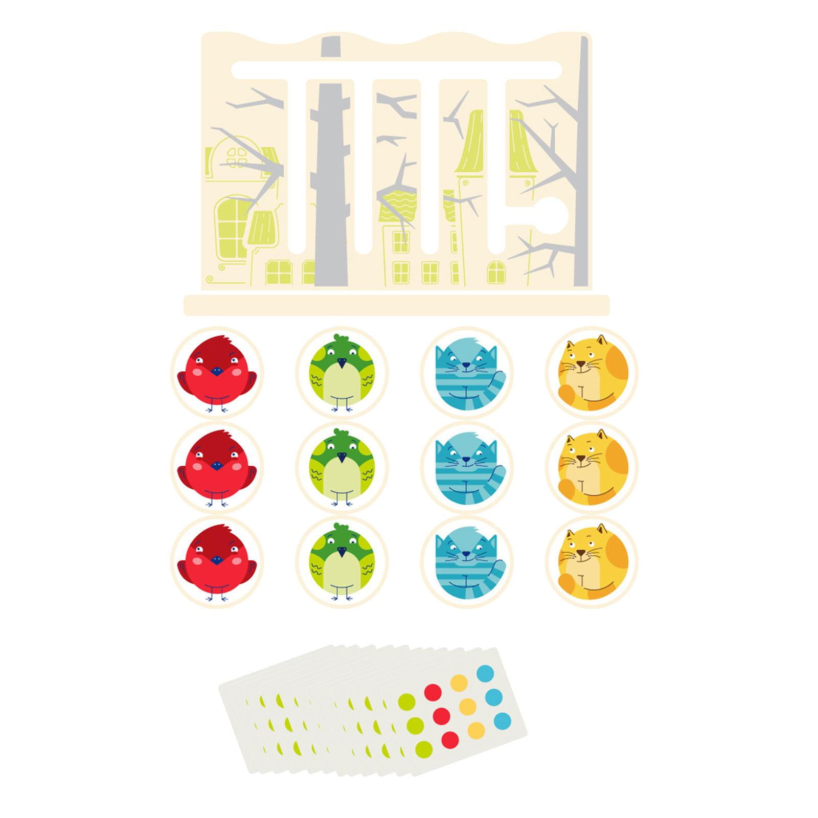 Color Matching Slide Puzzle Board Game For Kids, Montessori Brain Teasers Game For Kids Age 3, 4-880723