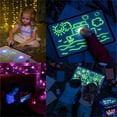 thumbnail image 3 of Kids Drawing Board Funny Glow in the Dark Drawing Pad Draw with Light Tablet, 3 of 9