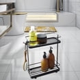 thumbnail image 6 of LACKUST Black Freestanding Bathroom Storage Rack - Metal Bathroom Shelf Organizer, Mobile Space Saving Storage Unit for Bathroom, Toilet & Kitchen, 6 of 6