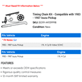 thumbnail image 2 of Timing Chain Kit - Compatible with 1983 - 1987 Isuzu Pickup 1984 1985 1986, 2 of 2