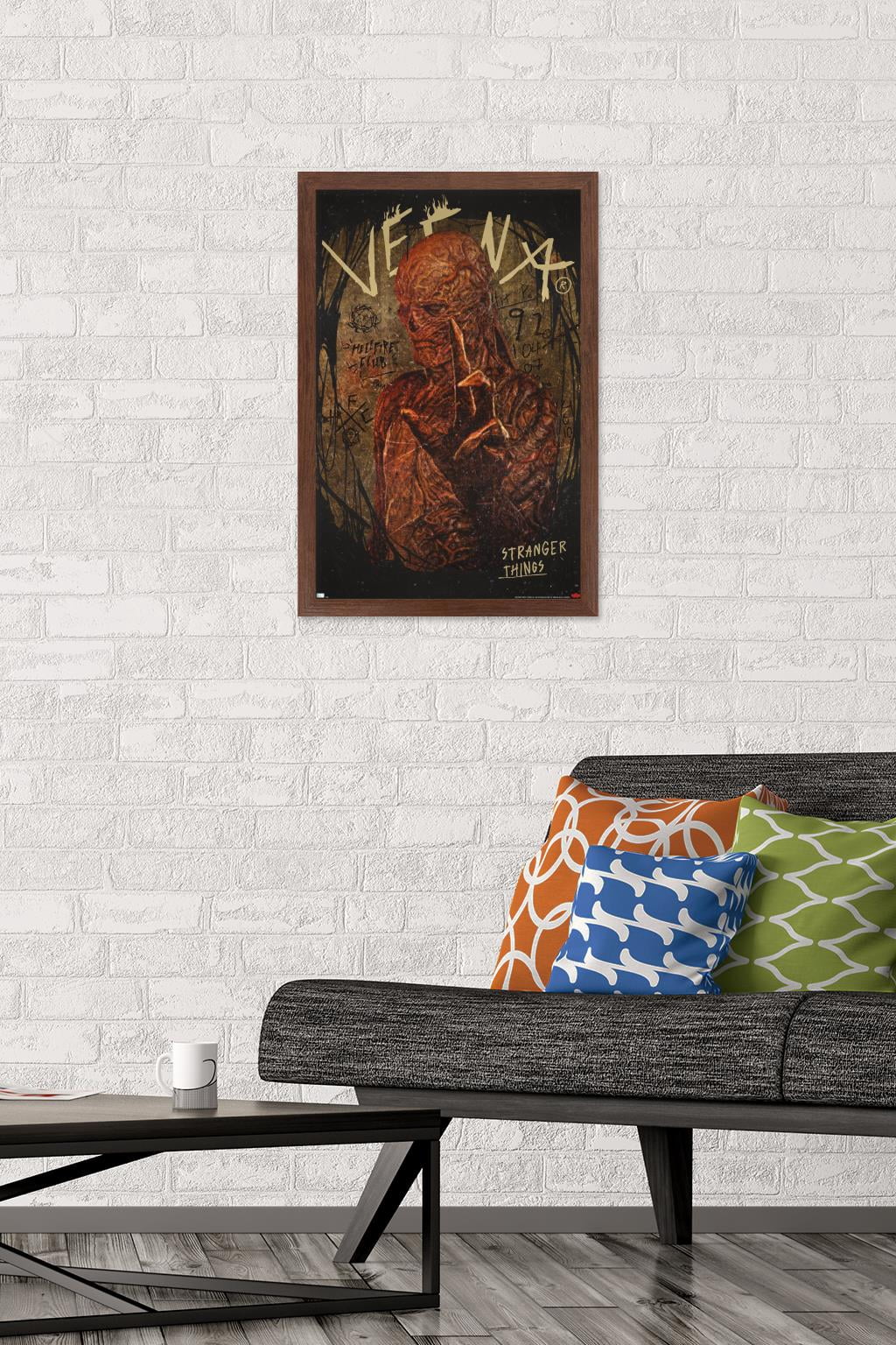 Netflix Stranger Things: Season 4 - Vecna Wall Poster, 14.725" x 22.375" Framed