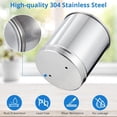 thumbnail image 2 of Bingirl 2G Gravity-fed Water Filter System 304 Stainless Steel Countertop Water Filtration System with 2 Filters and Stand Reduce 99 Chlorine for Home Camping RV Fishing, 2 of 6