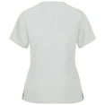 thumbnail image 2 of Panda Uniform by HeedFit Women’s V-Neck Scrub Top, Polycotton, 8XL, White, 2 of 4